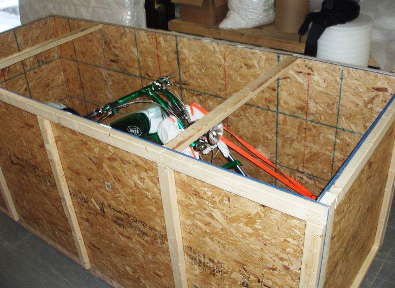 packaging & cration solutions for furniture motorcycles, artwork and macinery